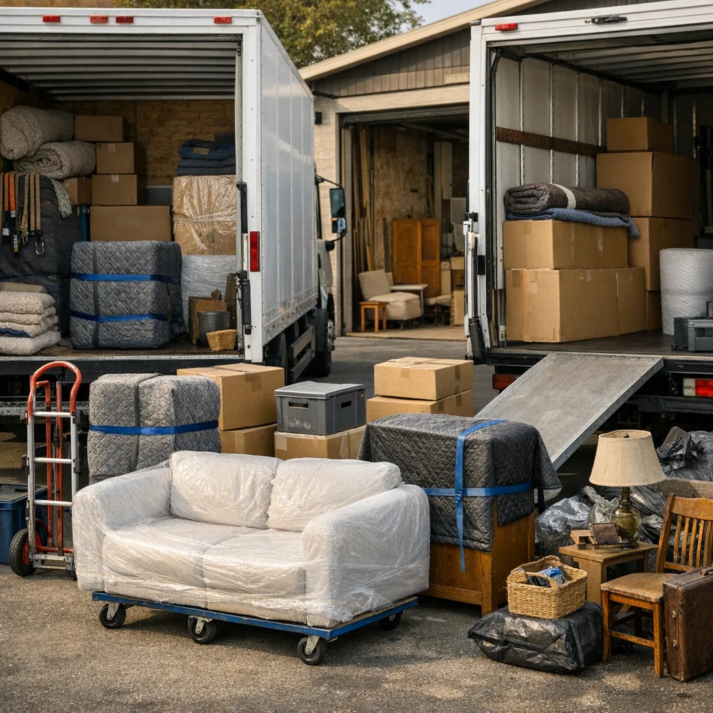 L'équipe Kone Multiservices en intervention de débarras à Créteil